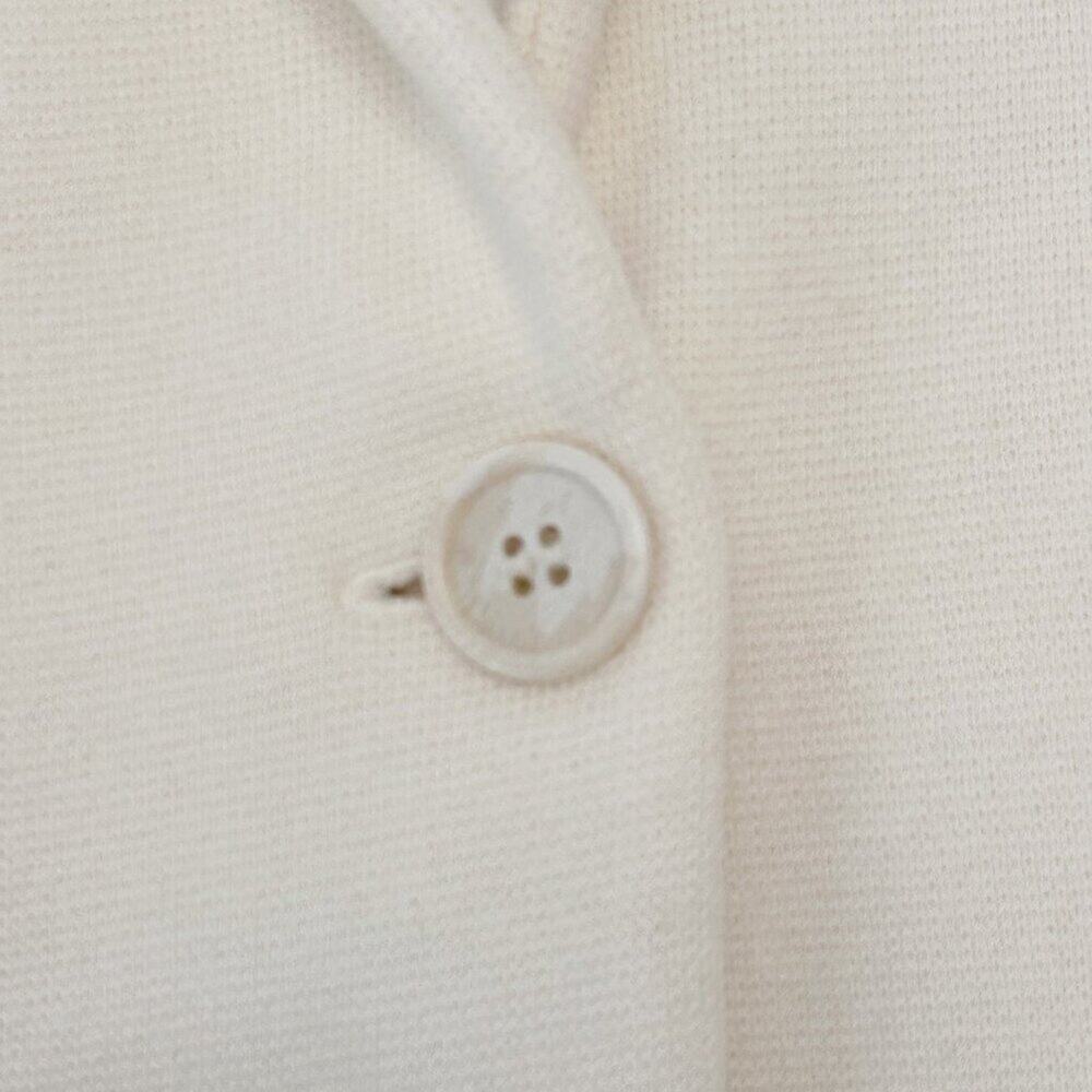 J. Crew Cecile Relaxed Sweater Blazer Ivory Medium - Picture 5 of 15